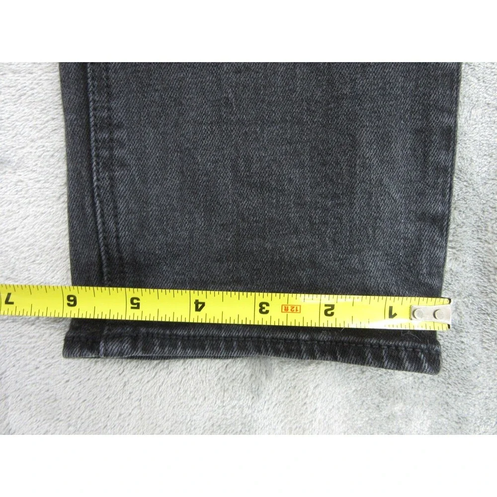 J. Crew Mercantile Flex Jeans Men's 32x34 (Actual 31x32) Black Straight Leg